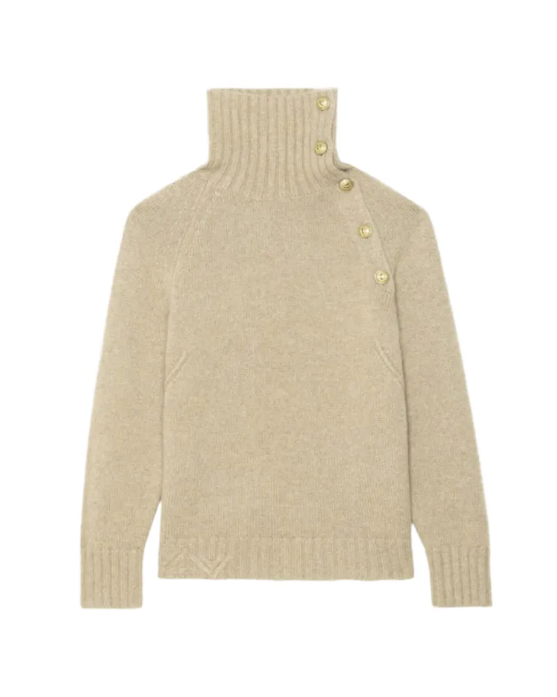 Zadig & Voltaire Pullover Mora 100% Kaschmir Grün