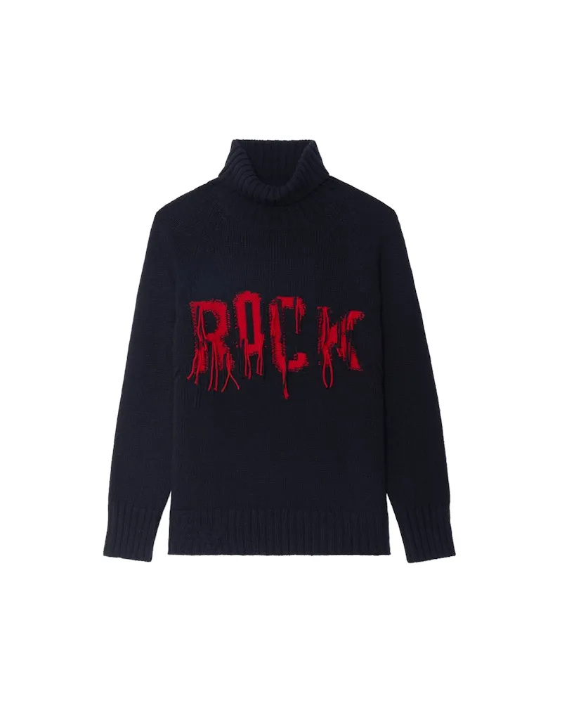 Zadig & Voltaire Pullover Mora 100% Merinowolle Encre