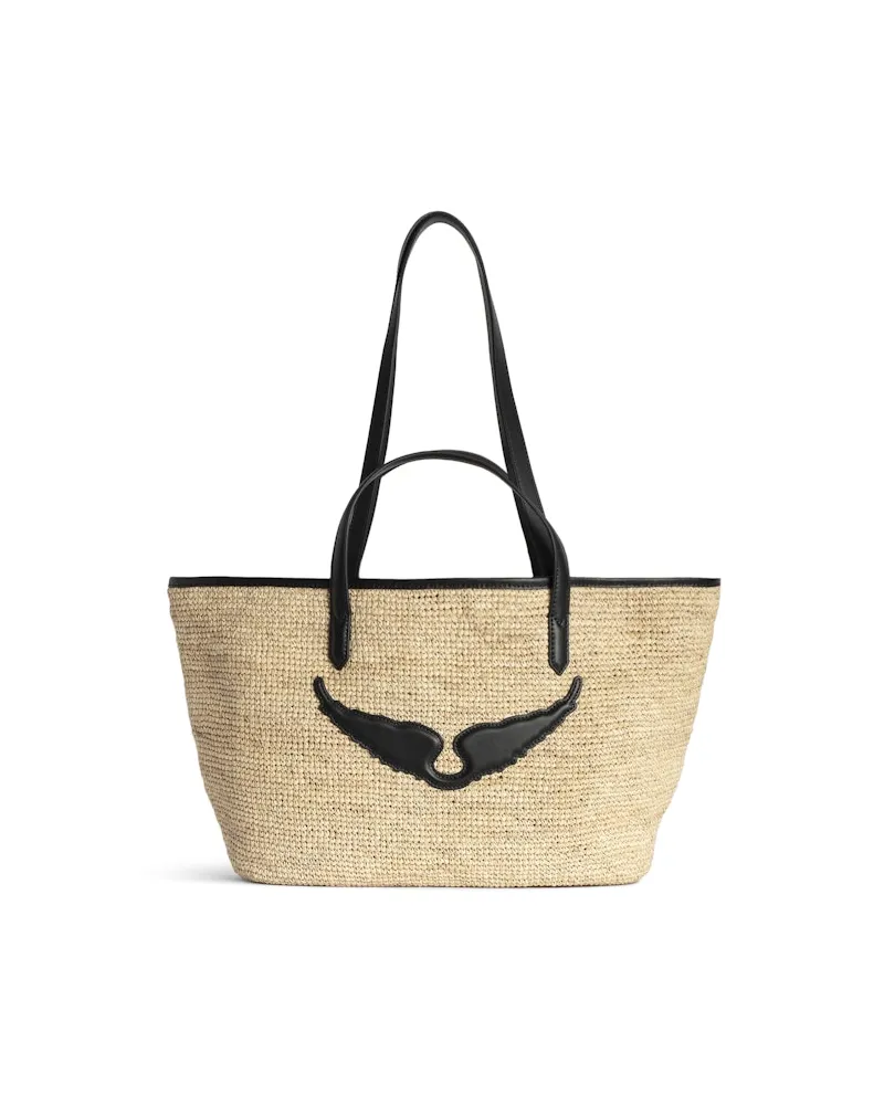 Zadig & Voltaire Flügel Korbtasche Schwarz