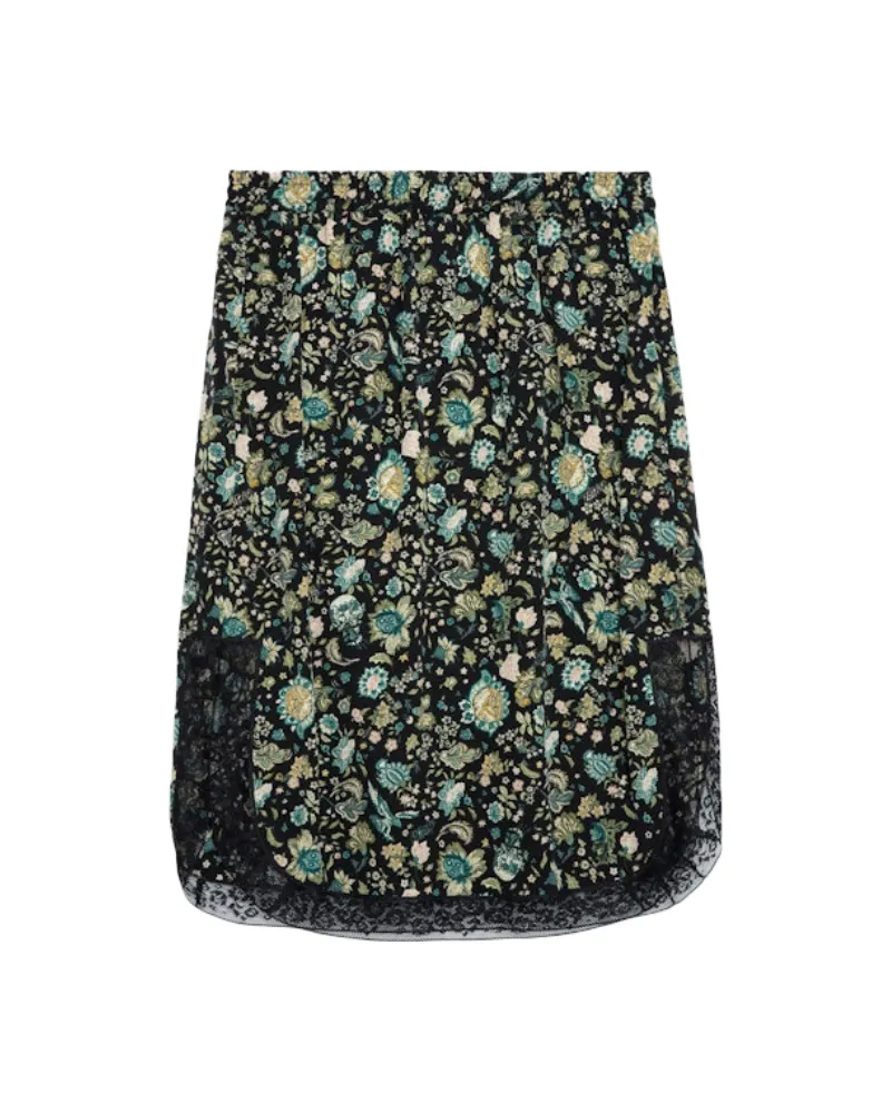 Zadig & Voltaire Rock Jozy 100% Seide Schwarz