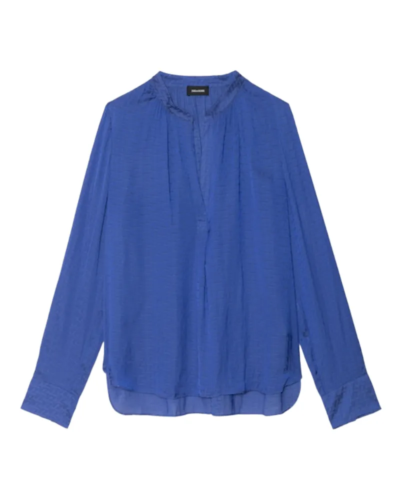 Zadig & Voltaire Bluse Tink Satin Blau
