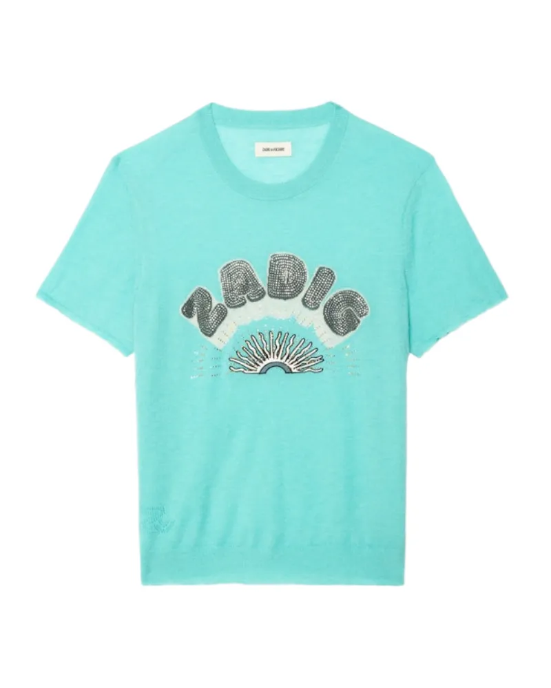 Zadig & Voltaire Idal Pullover 100% Kaschmir Grün