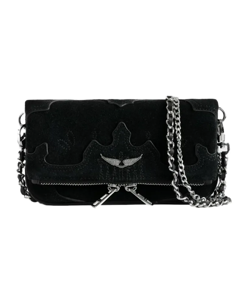 Zadig & Voltaire Rock Mini Clutch Western Schwarz