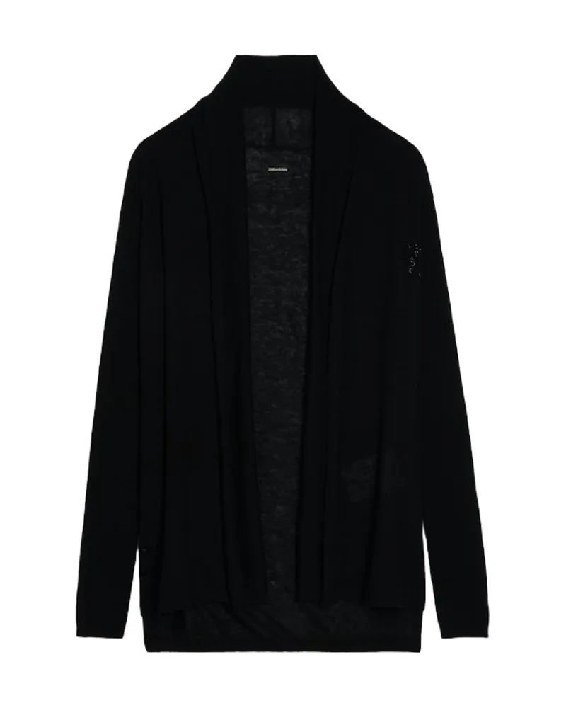 Zadig & Voltaire Cardigan Robyn 100% Kaschmir Schwarz