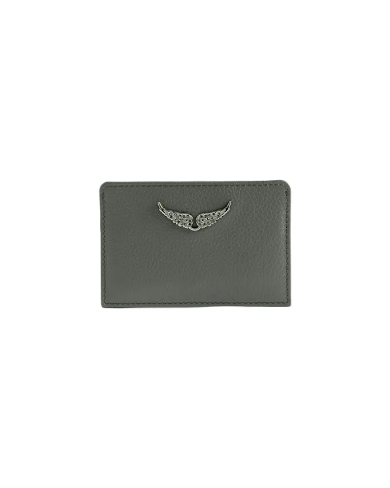 Zadig & Voltaire ZV Pass Kartenetui Grau