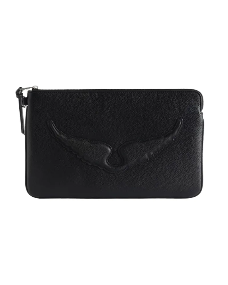 Zadig & Voltaire Clutch Angel Schwarz