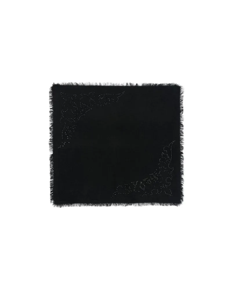 Zadig & Voltaire Mini Stevie Strass Western Schale 55 Schwarz