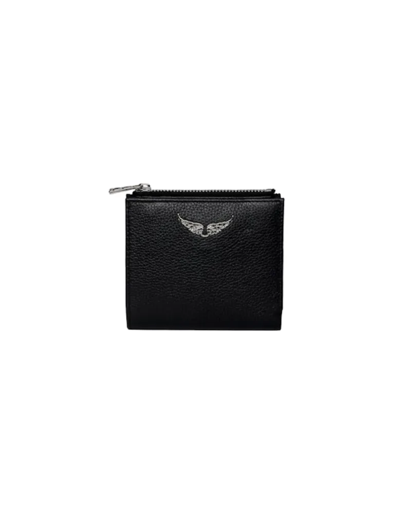 Zadig & Voltaire ZV Wallet Brieftasche Schwarz