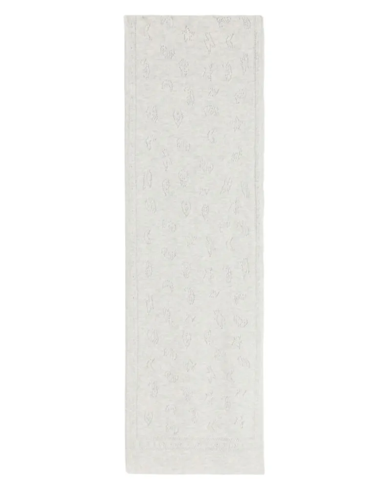 Zadig & Voltaire Schal Demi Pointelle Grau