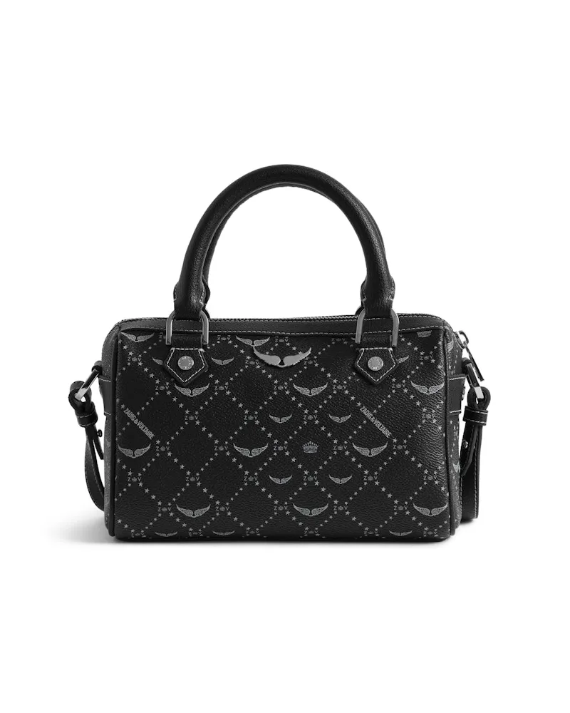 Zadig & Voltaire Sunny XS Vibe Monogram Tasche Schwarz