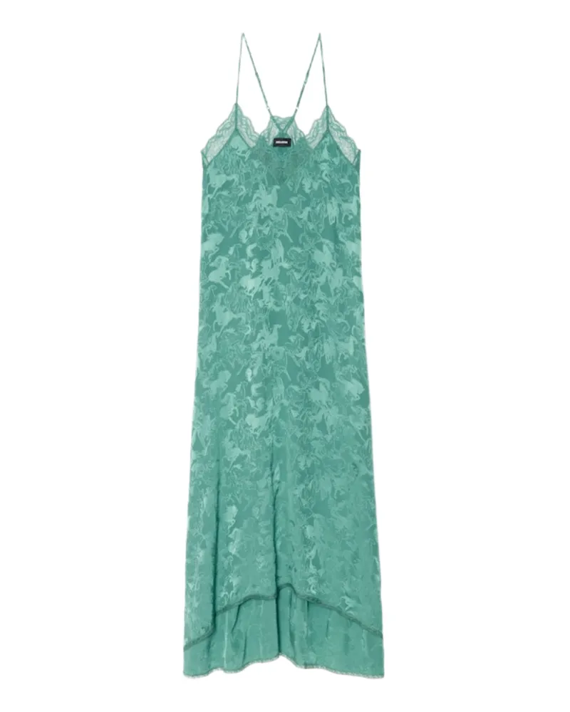 Zadig & Voltaire Kleid Risty 100% Seide Grün