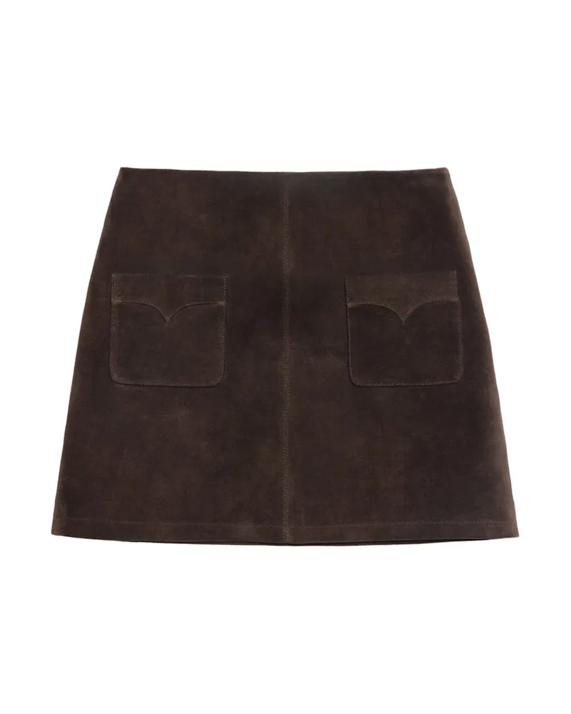 Zadig & Voltaire Jaime Wildlederrock Braun