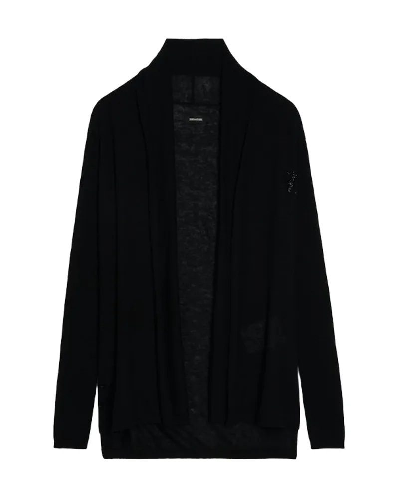 Zadig & Voltaire Cardigan Robyn 100% Kaschmir Schwarz