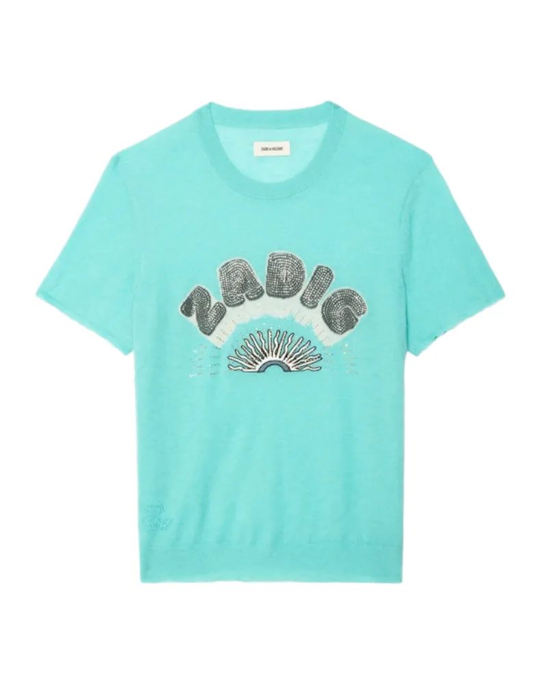 Zadig & Voltaire Idal Pullover 100% Kaschmir Grün