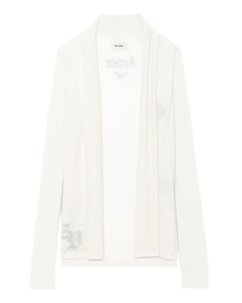 Zadig & Voltaire Cardigan Robyn 100% Kaschmir Beige