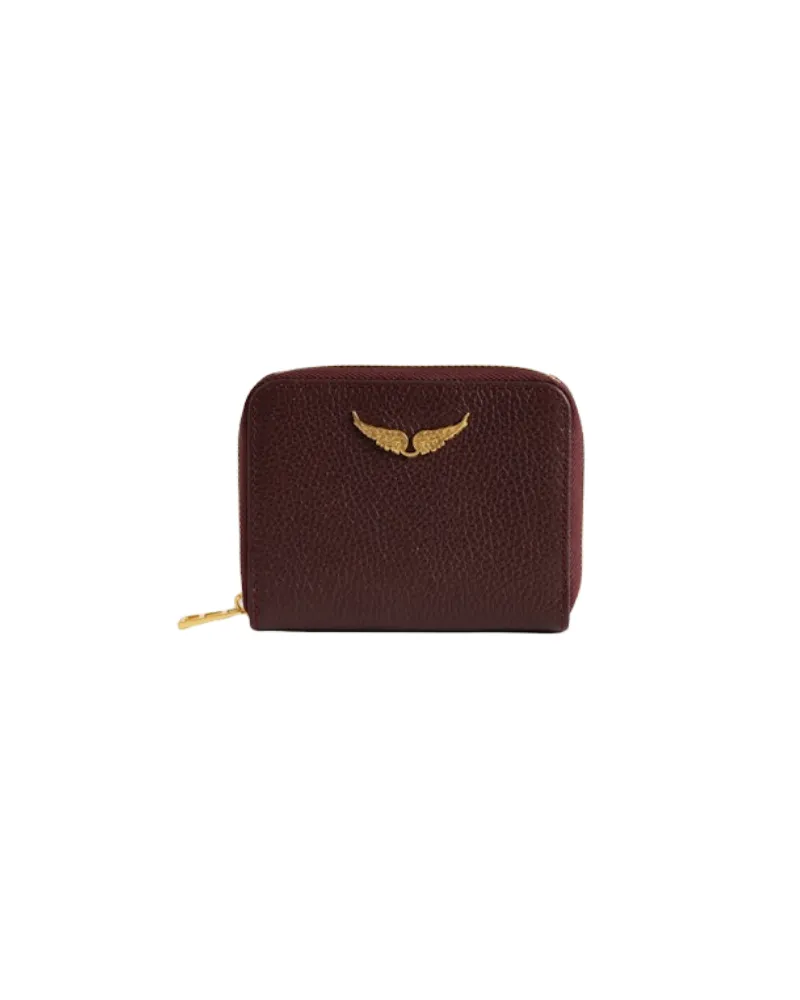 Zadig & Voltaire Mini ZV Geldbörse Lila