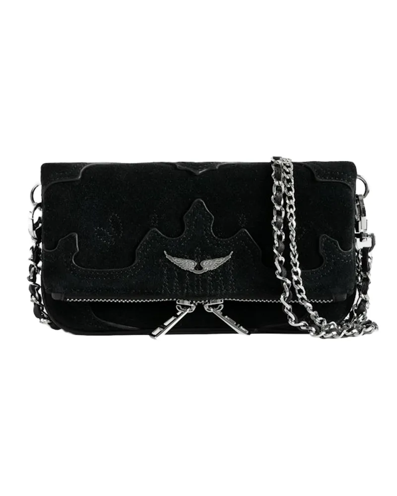 Zadig & Voltaire Rock Mini Clutch Western Schwarz