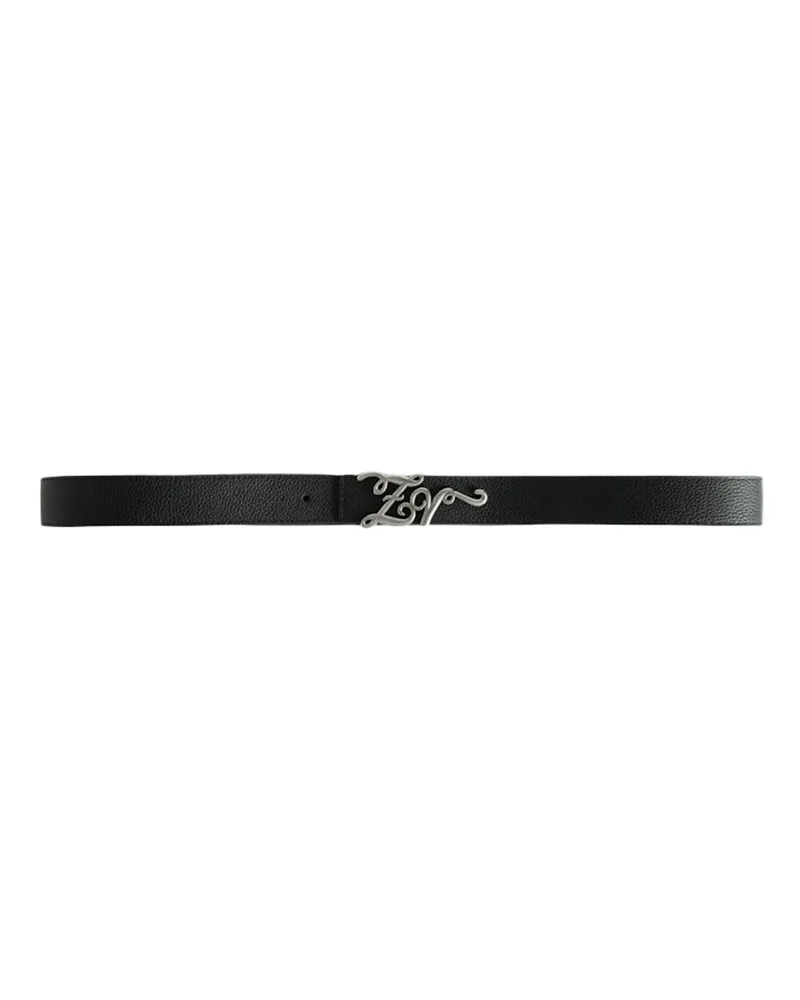Zadig & Voltaire ZV Reversible 30mm Gürtel Schwarz
