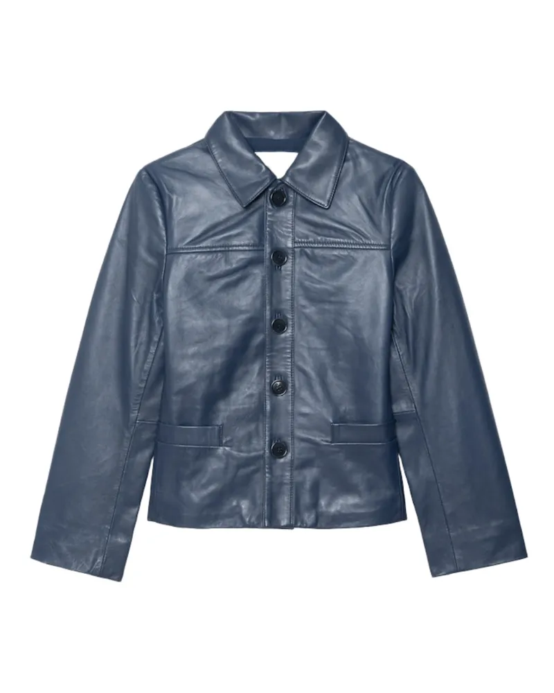 Zadig & Voltaire Liamys Lederjacke Blau