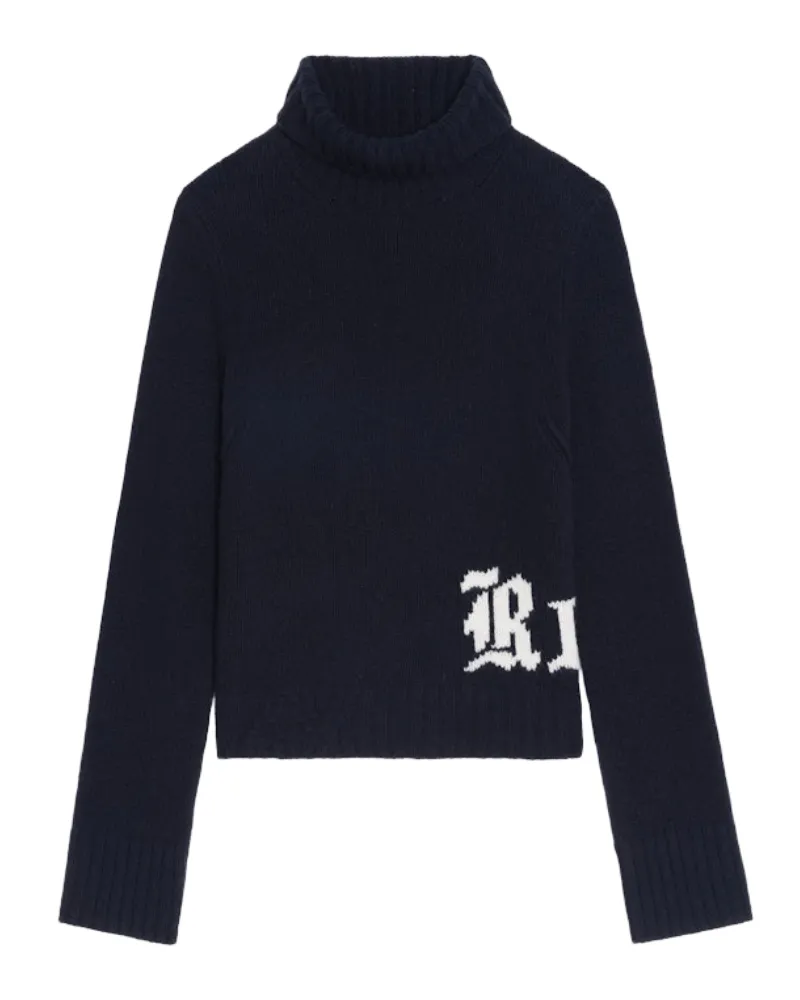 Zadig & Voltaire Pullover Nalma 100% Merinowolle Blau