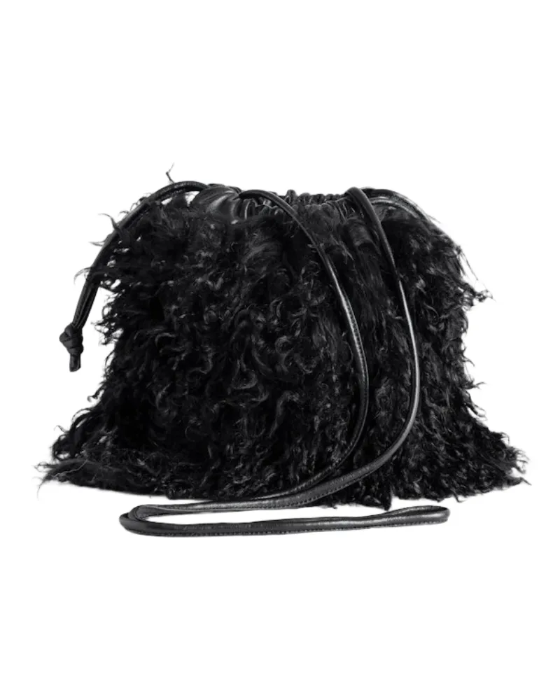 Zadig & Voltaire Tasche Rock To Go Frenzy Shearling Schwarz