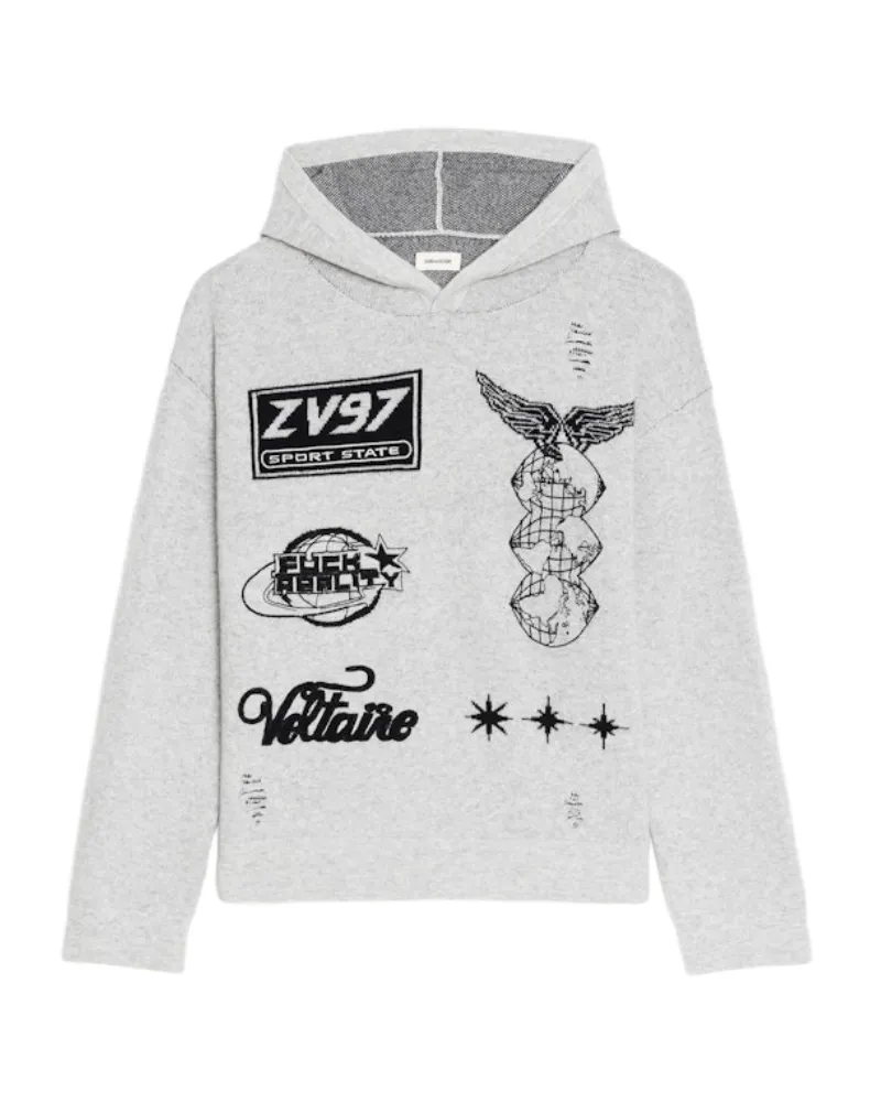 Zadig & Voltaire Pullover Malay Grau