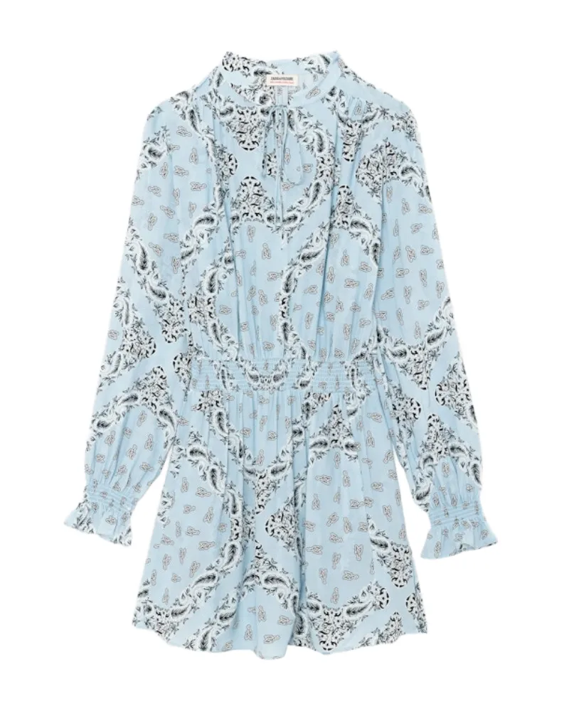 Zadig & Voltaire Kleid Rayados Blau