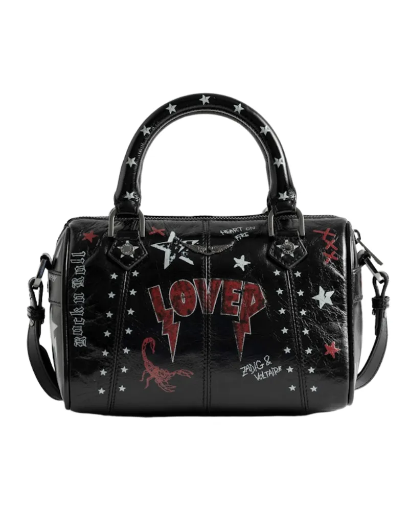 Zadig & Voltaire Tasche XS Sunny Vibe Punk Schwarz