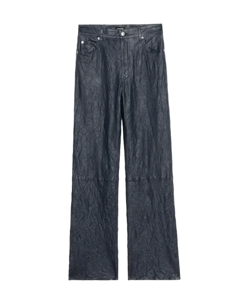 Zadig & Voltaire Hose Evy Leder Blau