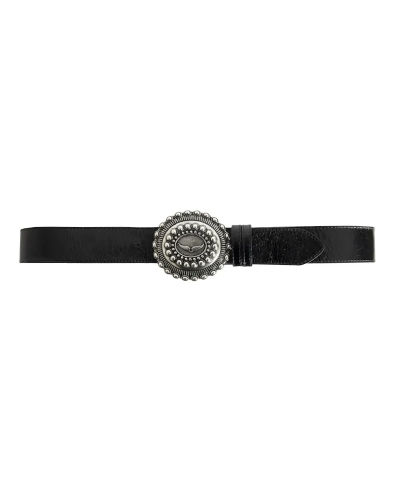 Zadig & Voltaire Gürtel Santa Fe 40mm Schwarz