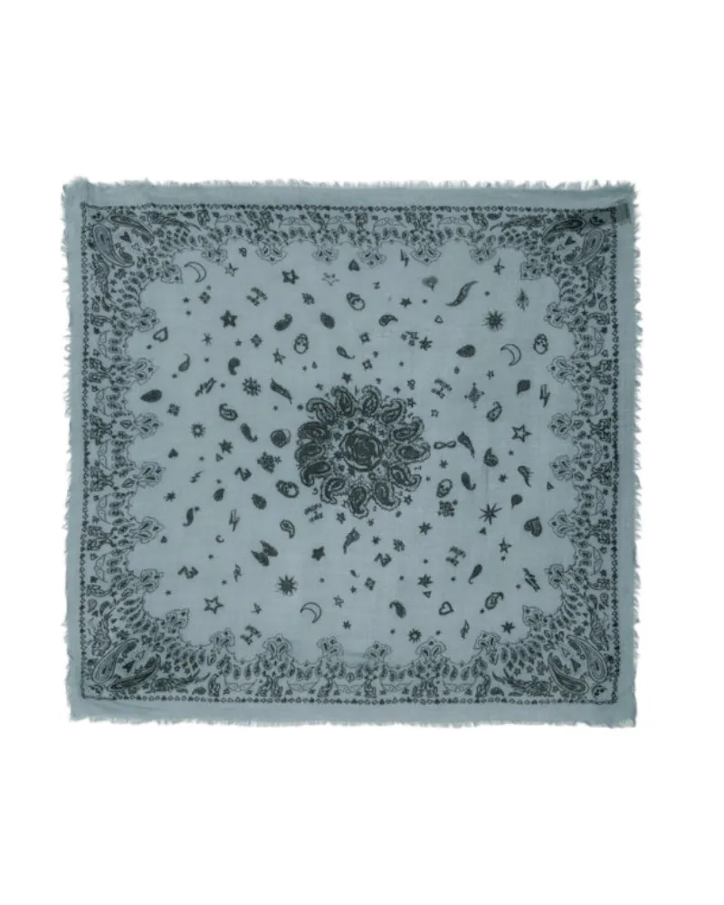 Zadig & Voltaire Schal Nuage Bandana 90 Blau