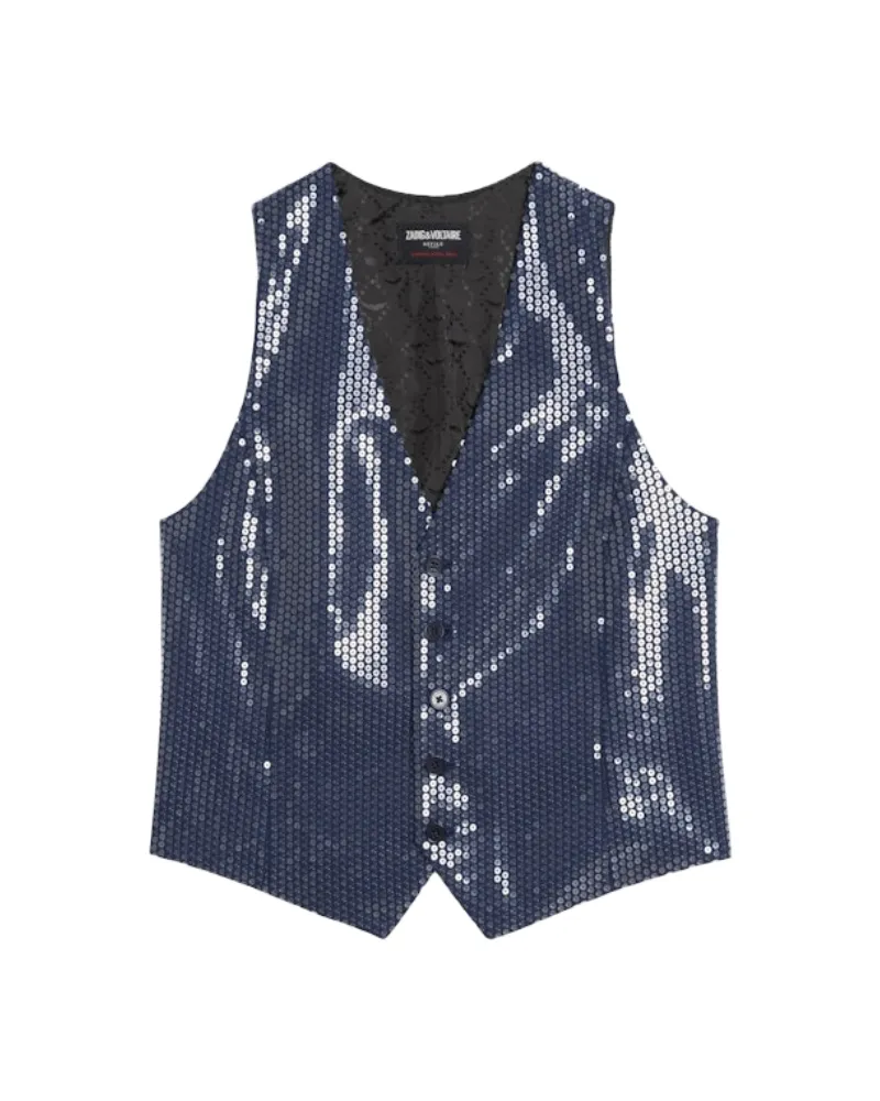 Zadig & Voltaire Weste Emaux Blau