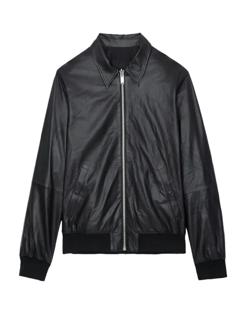 Zadig & Voltaire Lederjacke Mate Schwarz