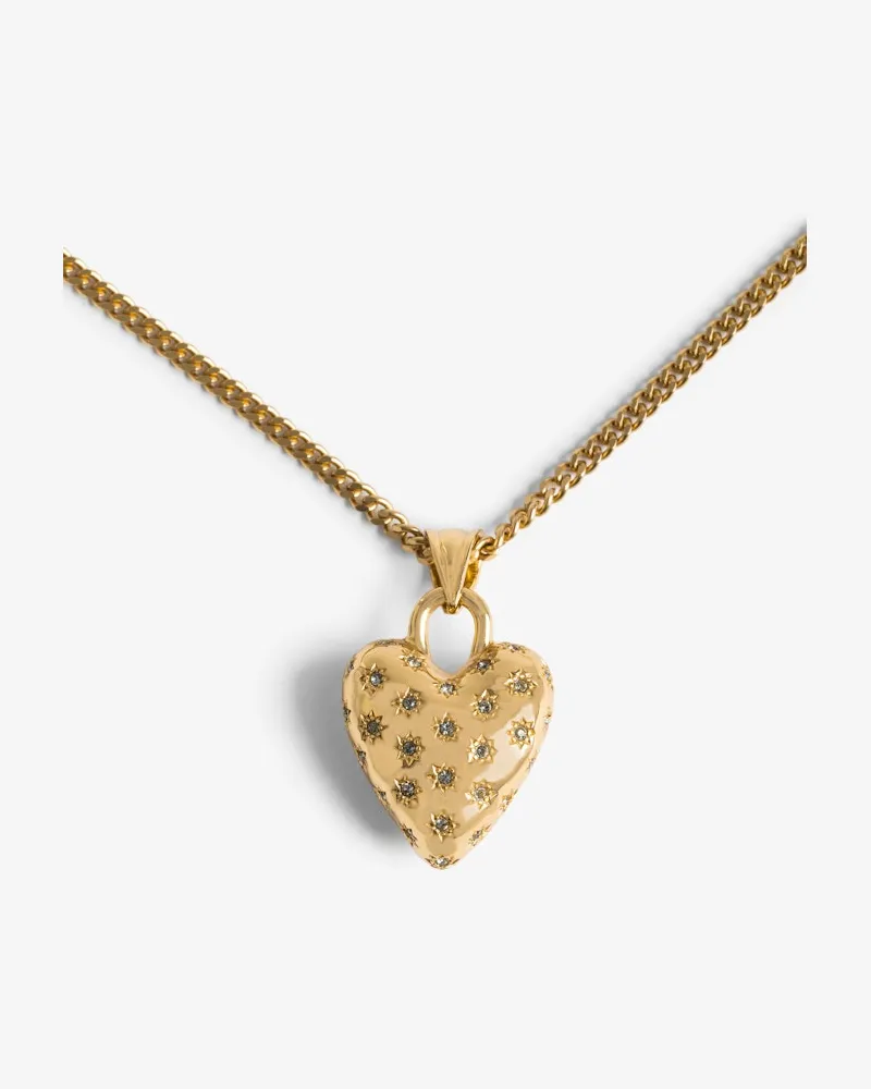 Zadig & Voltaire Heartbreaker Halskette Gelb