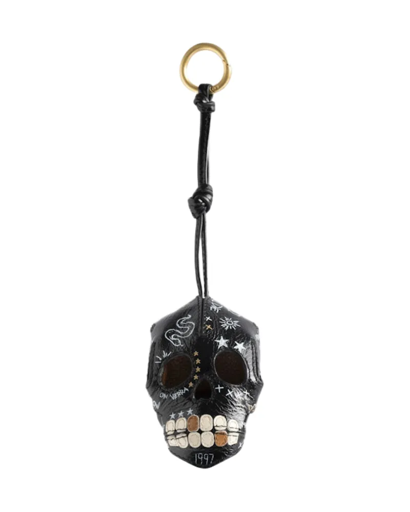 Zadig & Voltaire Schlüsselanhänger Big Skull Schwarz