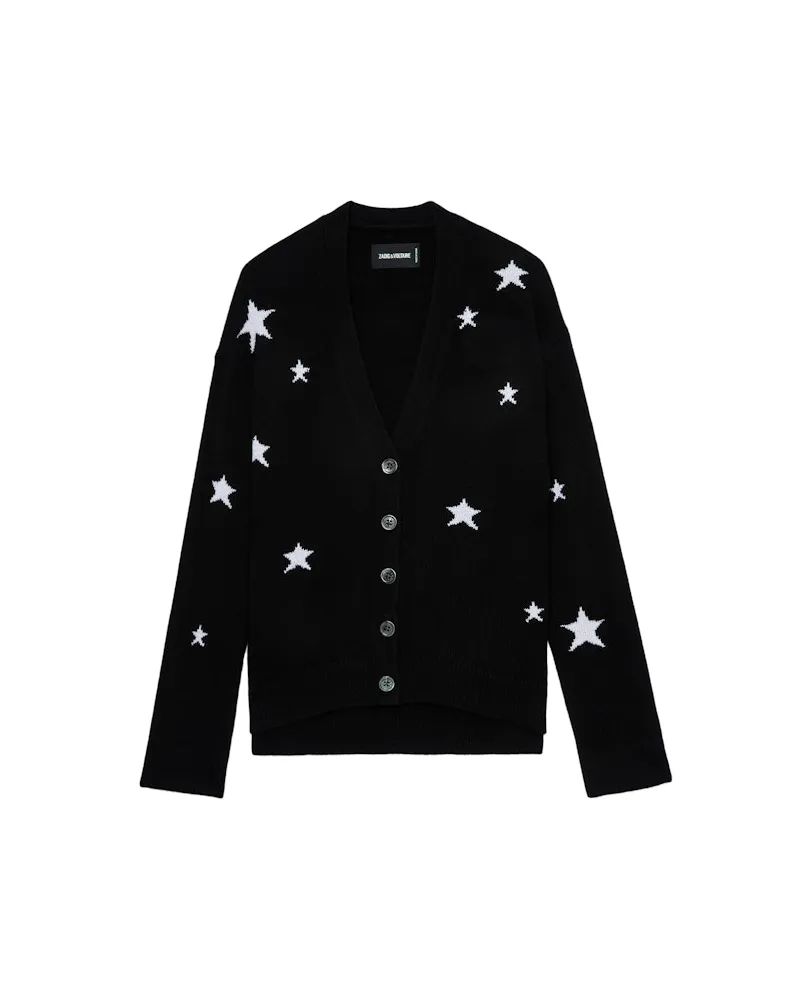 Zadig & Voltaire Cardigan Mirka 100% Kaschmir Schwarz
