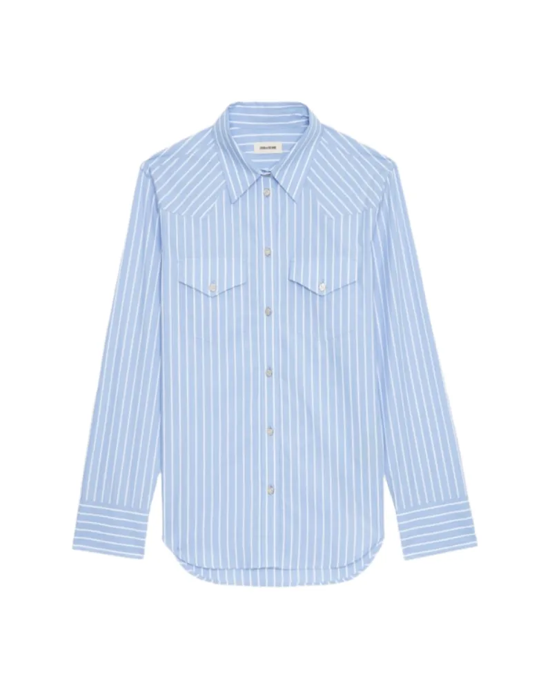 Zadig & Voltaire Hemd Thelma Blau