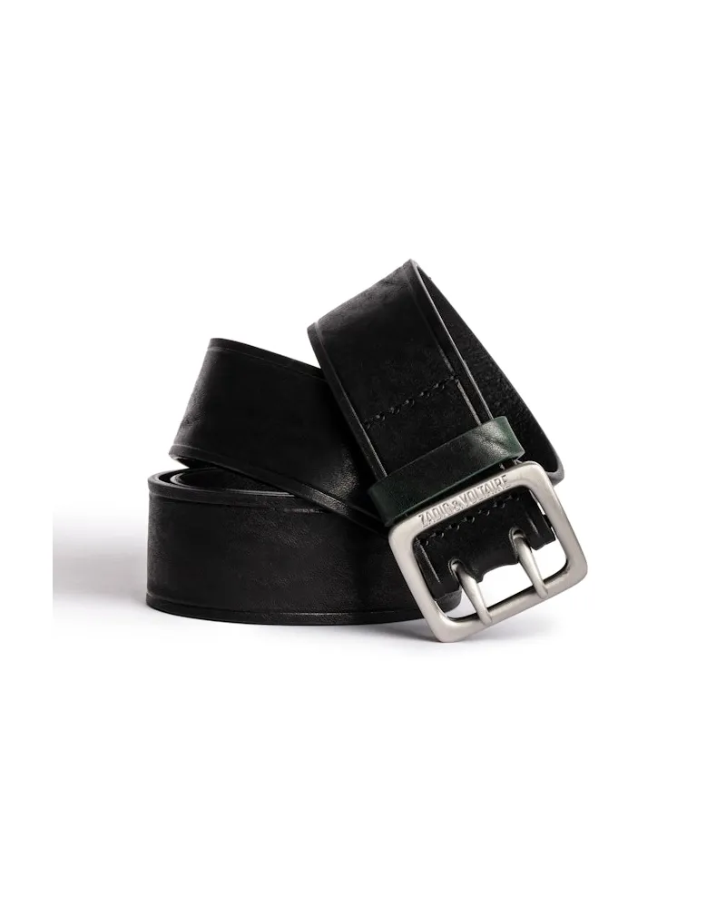 Zadig & Voltaire Gürtel Buckley 40mm Schwarz
