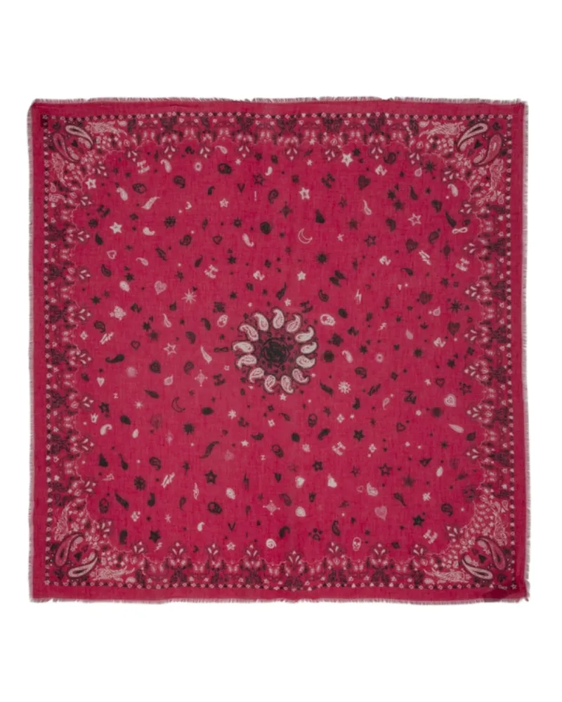 Zadig & Voltaire Schal Maddie Bandana 120 Rosa