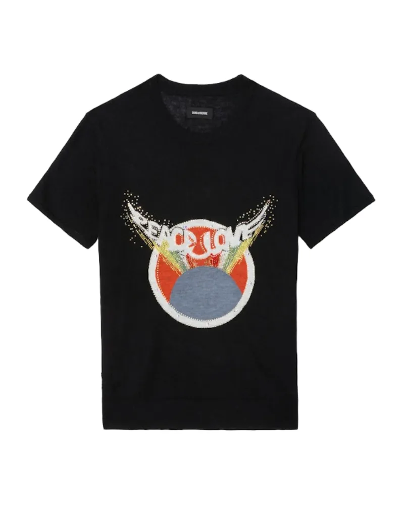 Zadig & Voltaire Pullover Idal 100% Kaschmir Schwarz