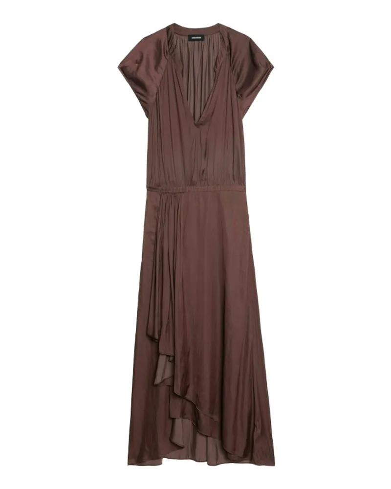 Zadig & Voltaire Kleid Randall Satin Rot