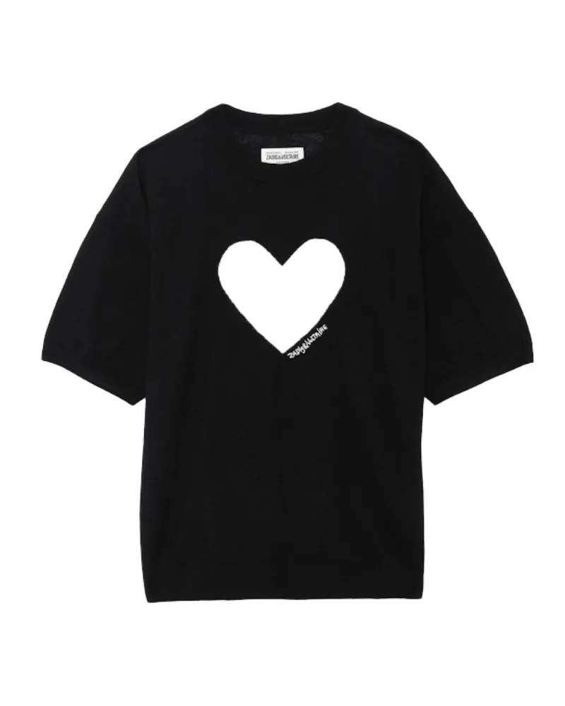 Zadig & Voltaire Pullover Idaz 100% Kaschmir Schwarz