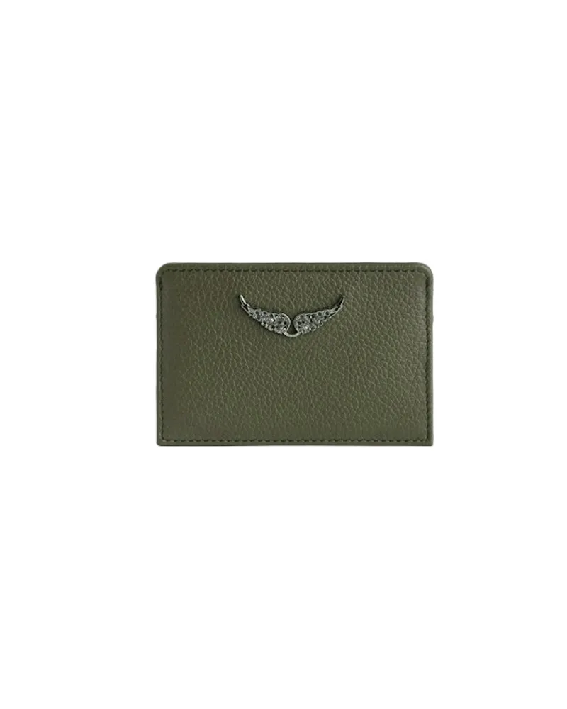 Zadig & Voltaire ZV Pass Kartenetui Grün
