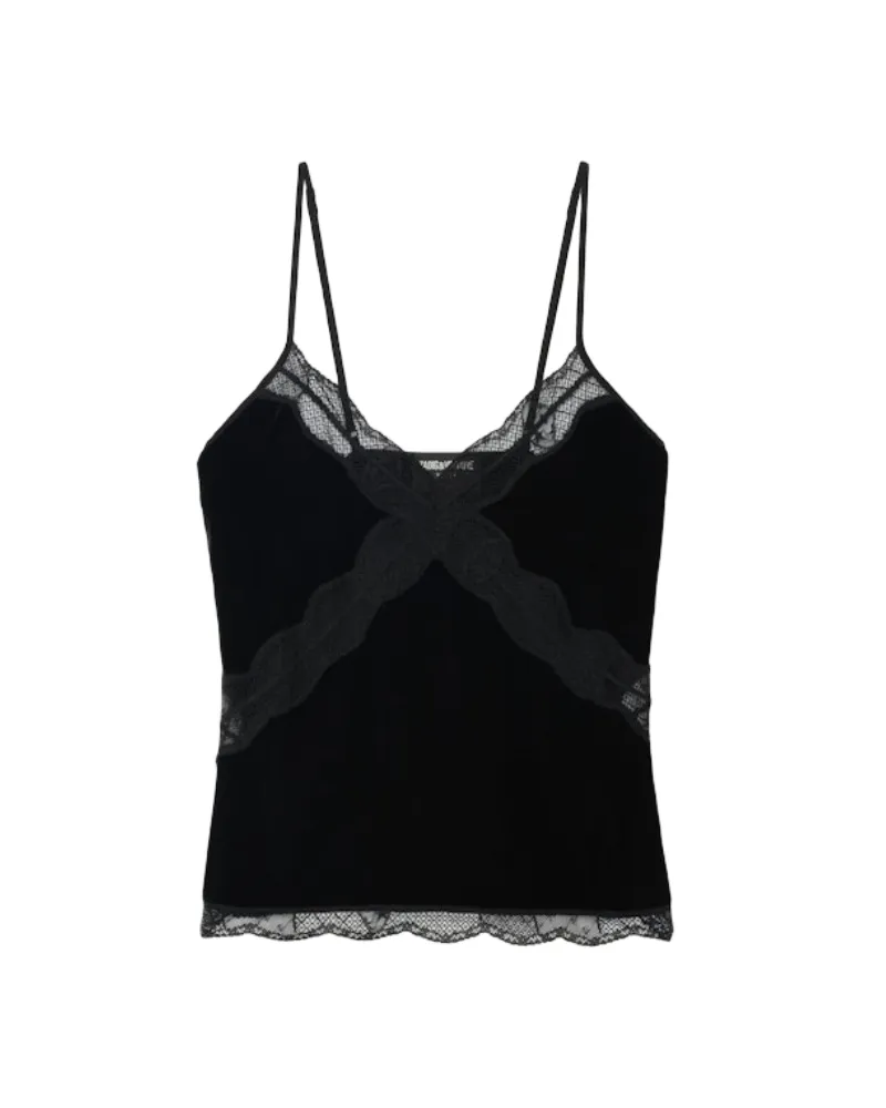 Zadig & Voltaire Caraco Cishi Samt Schwarz