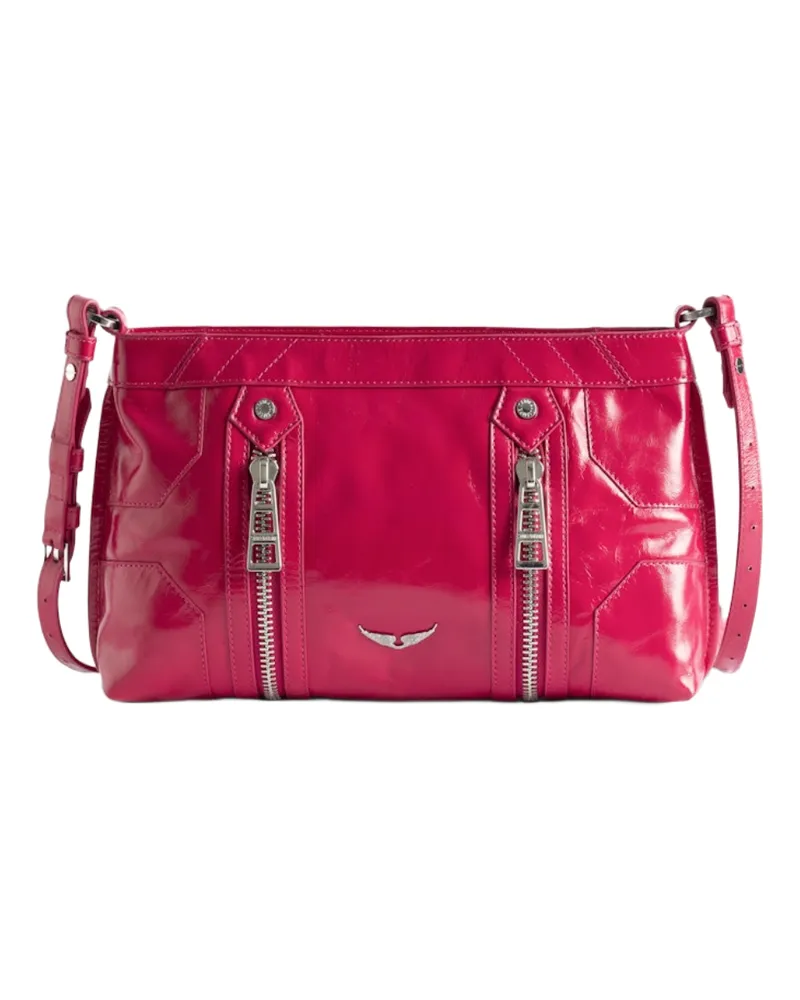 Zadig & Voltaire Sunny Moody Vintage Patent Tasche Rosa