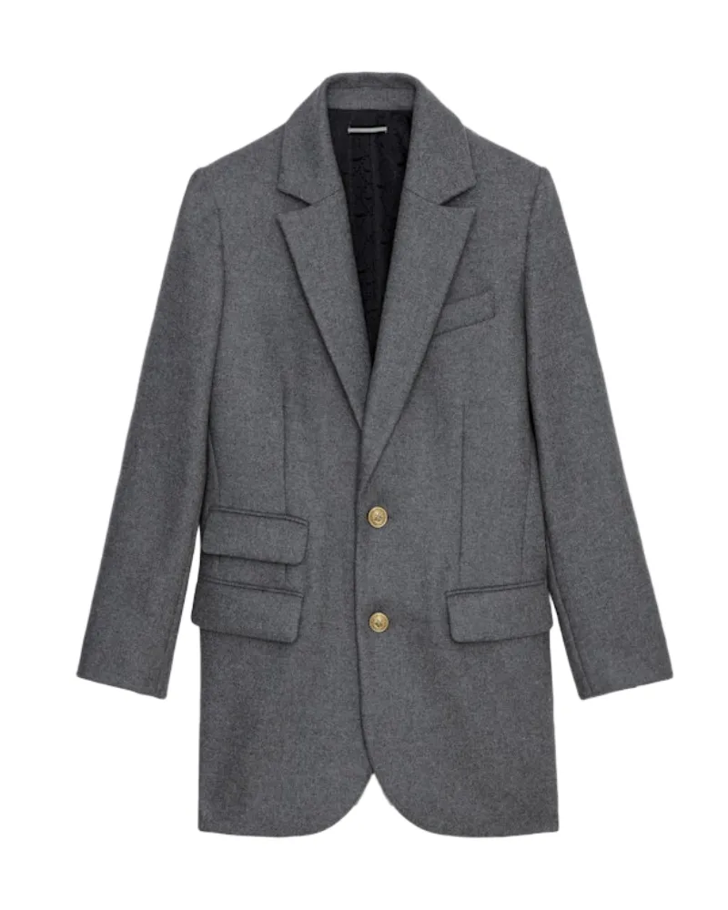 Zadig & Voltaire Mantel Violet Schwarz