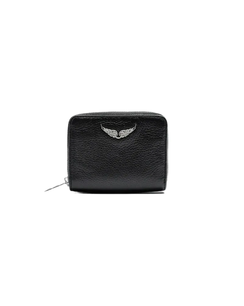 Zadig & Voltaire Geldbörse Mini ZV Schwarz