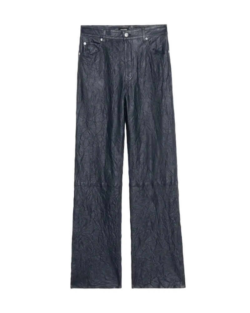 Zadig & Voltaire Hose Evy Leder Blau