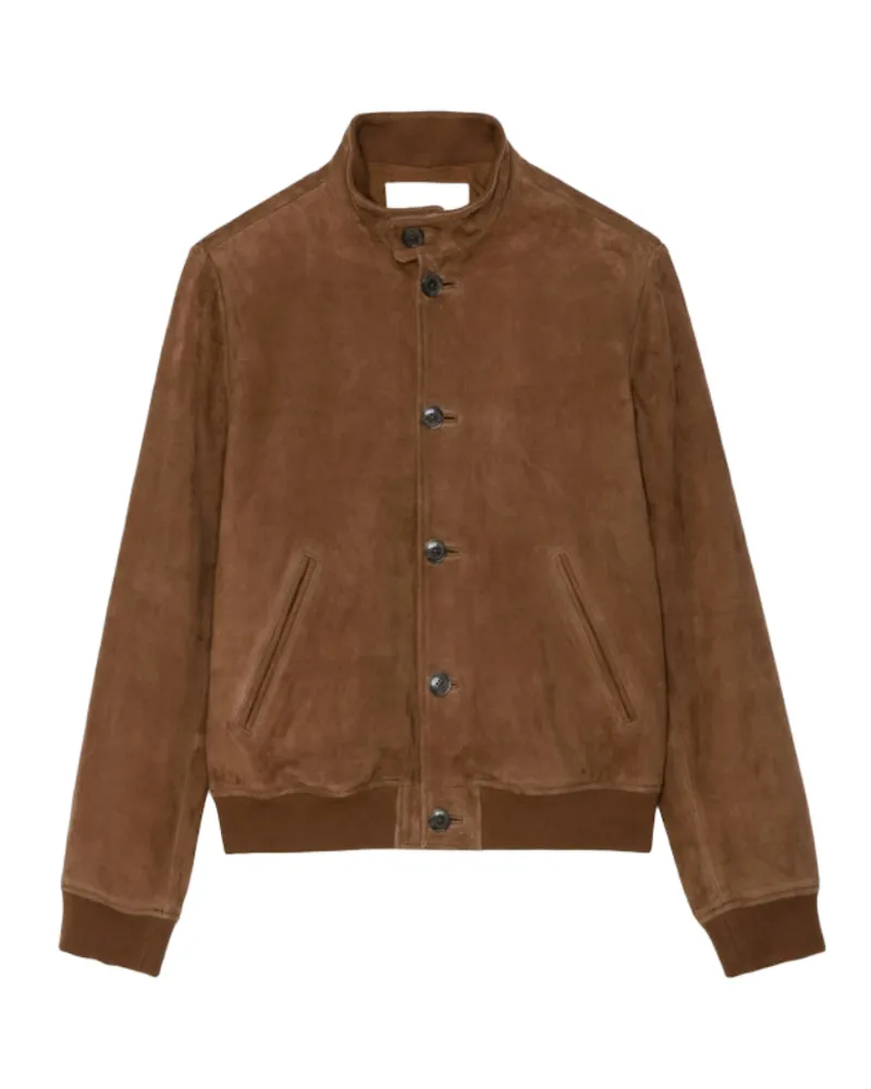 Zadig & Voltaire Jacke Lonni Wildleder Braun