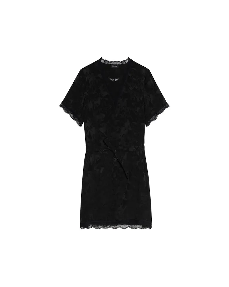 Zadig & Voltaire Rerzo Kleid 100% Seide Black